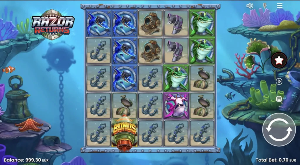 RAZOR RETURNS homepage