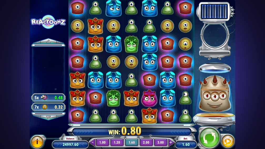 Reactoonz (The King of Grid Slots)