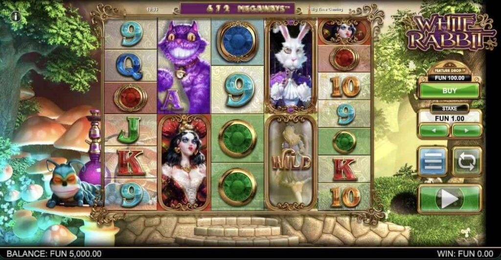 WHITE RABBIT MEGAWAYS homepage