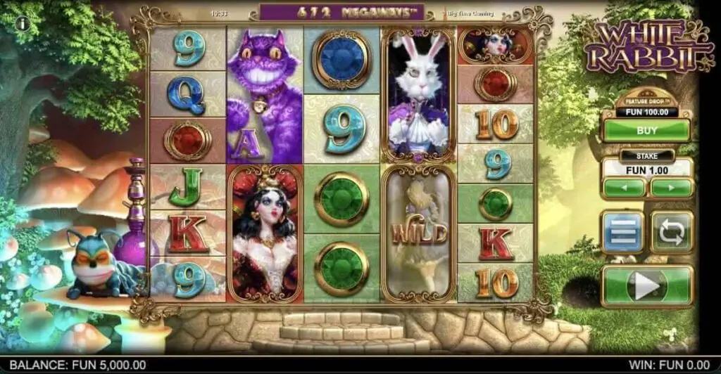 WHITE RABBIT MEGAWAYS homepage