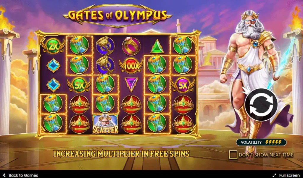 gates of olympus homepage