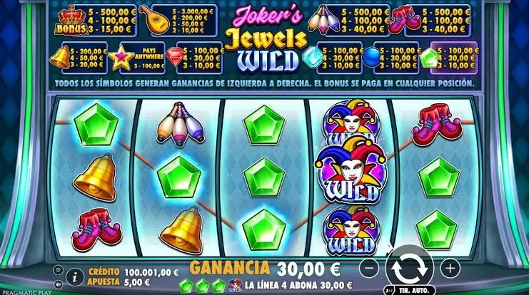 Jokers Jewels Wild Wild Slot