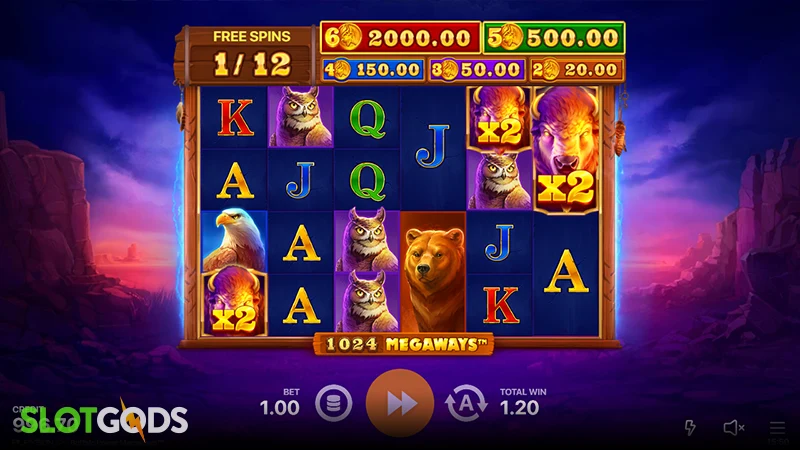Buffalo Power Hold and Win slot