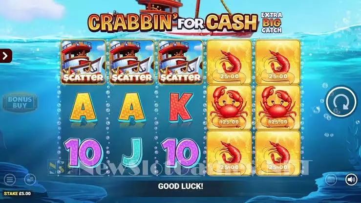 Crabbin’ For Cash Extra Big Catch Jackpot King slot