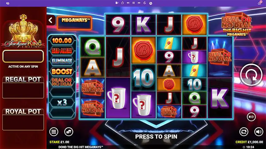 Deal Or No Deal Megaways Jackpot King slot